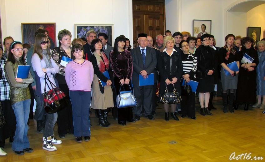 На открытии выставки Федорова В.К. (1940-2001)