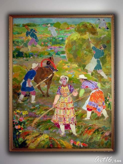 Сенокос в Салтыке. 1979. Урманче Б.И.