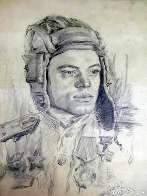 Герой Киевско-Ростовской операции, гв. ст. л-т. Ф.П. Лохматиков. 1944