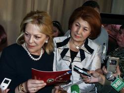 Княгиня Юсупова-Сфири и З.Валеева
