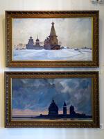 Ансамбль погоста в селе Верхняя Мудьюга. 1993 /Чудо севера - Кижи. 1992