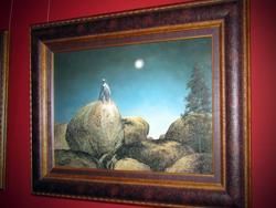 Луна, освещающая камни. 2007