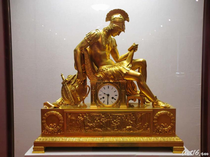 Фото №35594. Каминные часы «Бдение Александра Македонского»