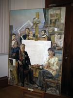 В творческой мастерской. 2002