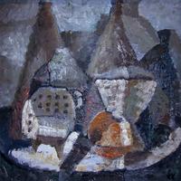 Натюрморт с апельсином. 2008