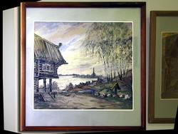 Эскиз декораций к опере М.И. Глинки "Иван Сусанин". 1951