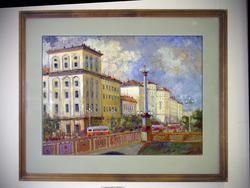 Улица Татарстан и мост через Булак на Казанке