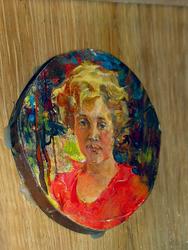 Ветерок. Портрет жены. 1983