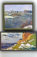 Начало весны. Куркачи. 1969-1970 /Кама у Берсута. 1961