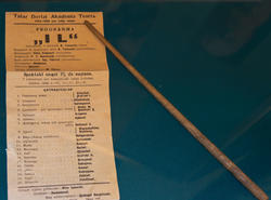 Программа ТА театра к спектаклю «Ил». 1933./ Дирижерская палочка С.Сайдашева