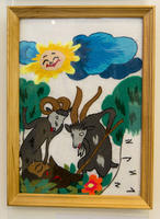 Коза и баран. Сайфутдинова Алия, 8 лет