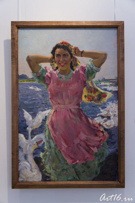«Птичница», портрет М.Валиевой, 1962, холст, масло