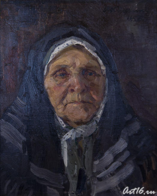 Портрет матери, 1958, холст, масло