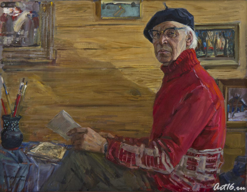 Автопортрет, 1990, холст, масло