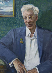 Писатель Хасан Туфан, 1974, холст, масло