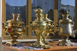  Стол с самоварами пред НМ  РТ