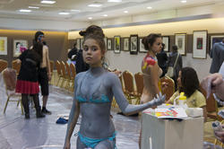 Эксцентричное шоу-конкурс «Body-Art Battle» в Манеже