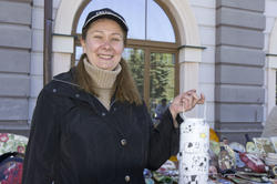 Елена Ежовкина на Ярмарке ремесел