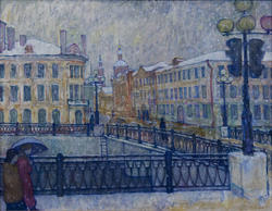 Набережная Булака. 1995. Егоров А.Н.