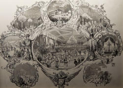 Зичи М.А (1829-1906). Торжества по случаю коронации Императора Александра II