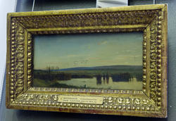 Болотная местность при закате солнца. 1861. Шишкин И.И. (1832-1898)