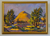 Пейзаж с козами. 2010. Рашид Гилазов