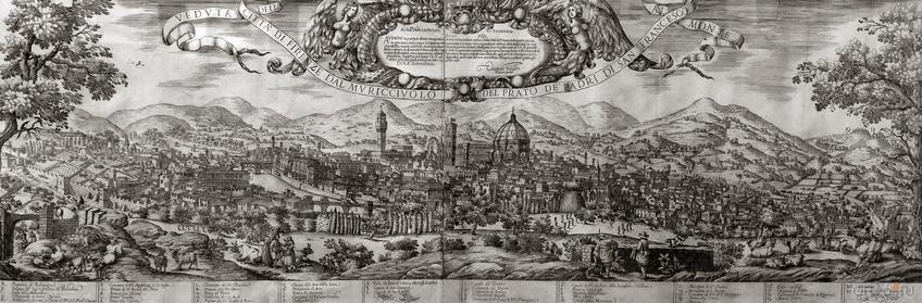 Фото №848390. ВАЛЕРИО СПАДА. Панорама Флоренции. Около 1650