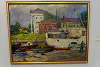 Архангельск. Набережная порта. 1984. Батраев З.С. 1936