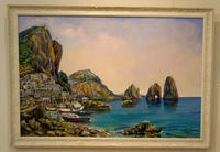 На острове Капри. Италия. 2002.  Батраев З.С., 1936