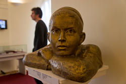 Бюст юного Г.Тукая. Казань, 1986. Апиев Р.Г., гипс