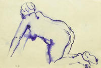 Обнаженная. 1923.  Фальк Р.Р. (1886-1958)