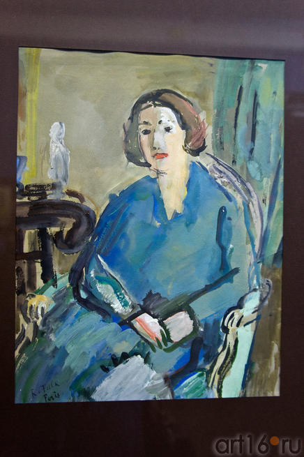 Эскиз-вариант к картине Парижанка. (Эллиан Тайяр) Фальк Р.Р. (1886-1958)