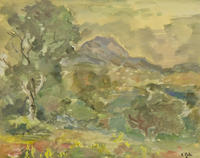 Гора сен Виктуар. 1930-е.  Фальк Р.Р. (1886-1958)