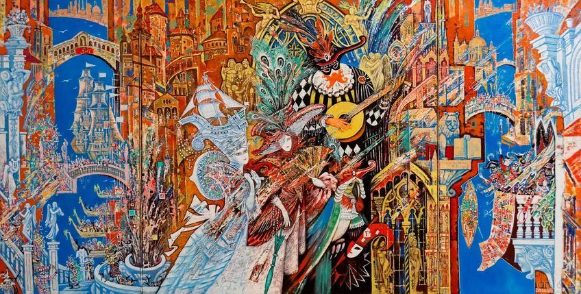 Фото №871509. Венецианский карнавал. Триптих. 2008. Скобеев В.В. 
