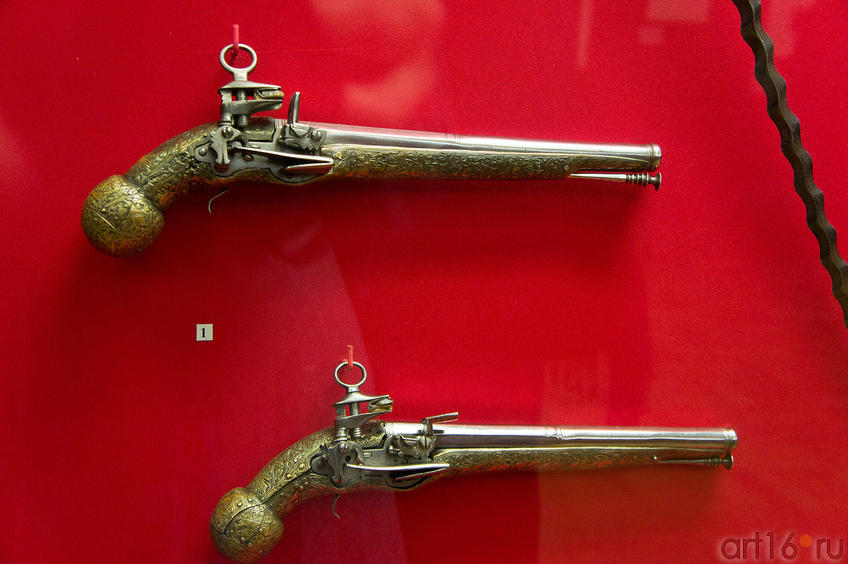 Пара кремневых пистолетов. Риполь, ок. 1660-1670 гг.