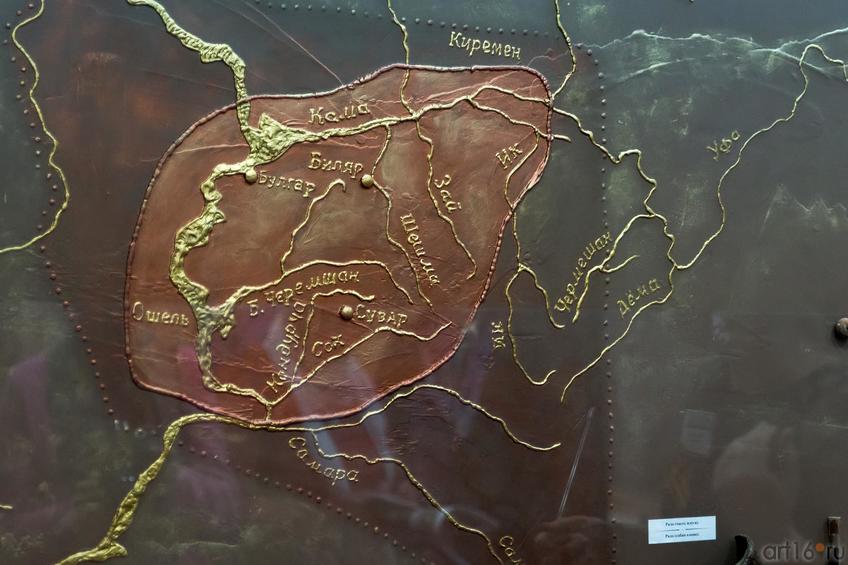 Фото №882978. Карта Волжской Булгарии