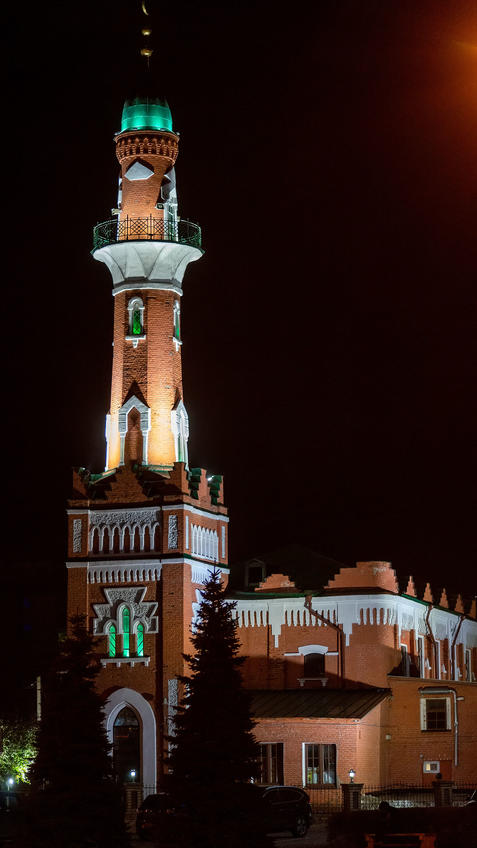 Фото №981662. Закабанная мечеть. Вечер, Казань