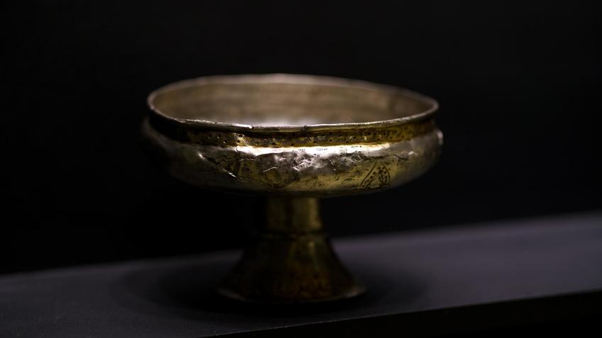 Чаша на ножке. Золотая Орда. XIII - XIV вв.::«Серебро за меха» выставка 