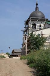 Реставрационные работы.Трапезная церковь Сергия Радонежского Чудотворца.