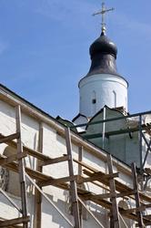 В Свияжске идут строительно-реставрационные работы. Июль 2012