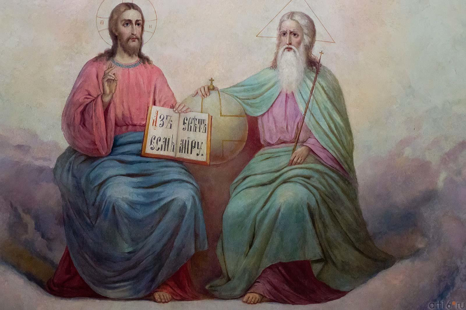 Роспись в Соборе Богоматери Всех Скорбящих Радости::Свияжск, июль 2012