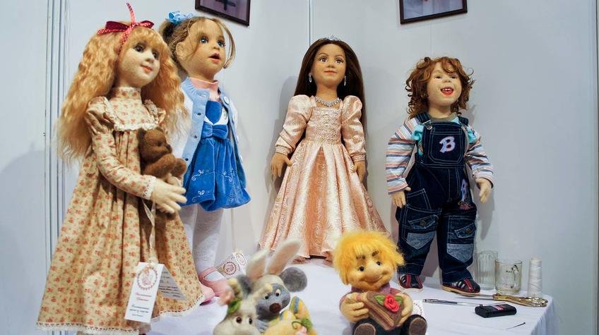 Куклы: Элли, Ксюша, Каролина, Женька. Механошина Светлана (Пермь)::«Арт Пермь» — 2012