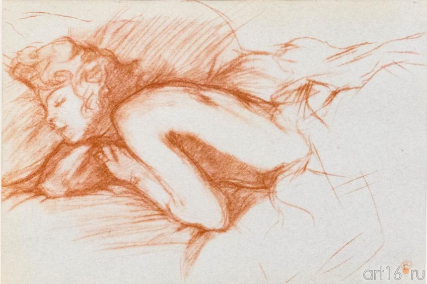 Спящая женщина.  Анри де Тулуз-Лотрек (1864–1901)::Выставка литографий Анри де Тулуз-Лотрека