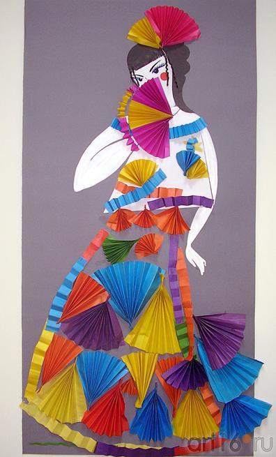 Девушка с веером::«Глазами ребёнка»