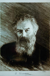 Автопортрет. 1886. Шишкин И.И. (1832-1898)