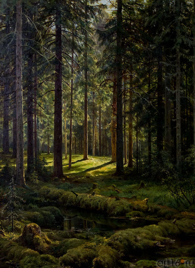 Фото №114728. Хвойный лес. Солнечный день. Шишкин И.И.(1832-1898)