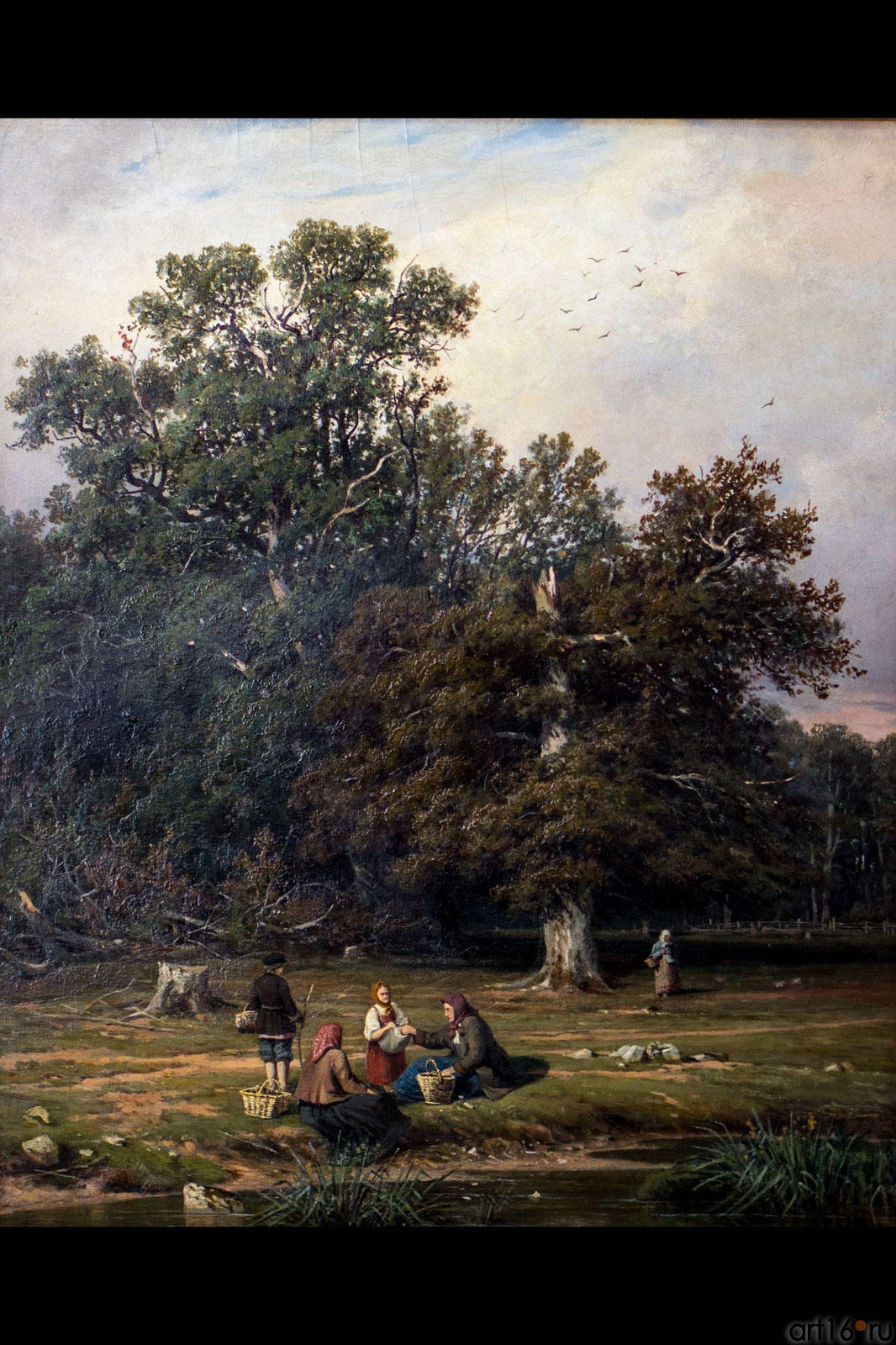 За грибами. 1870. Шишкин И.И.(1832-1898)::Шишкин Иван Иванович (1832-1898)