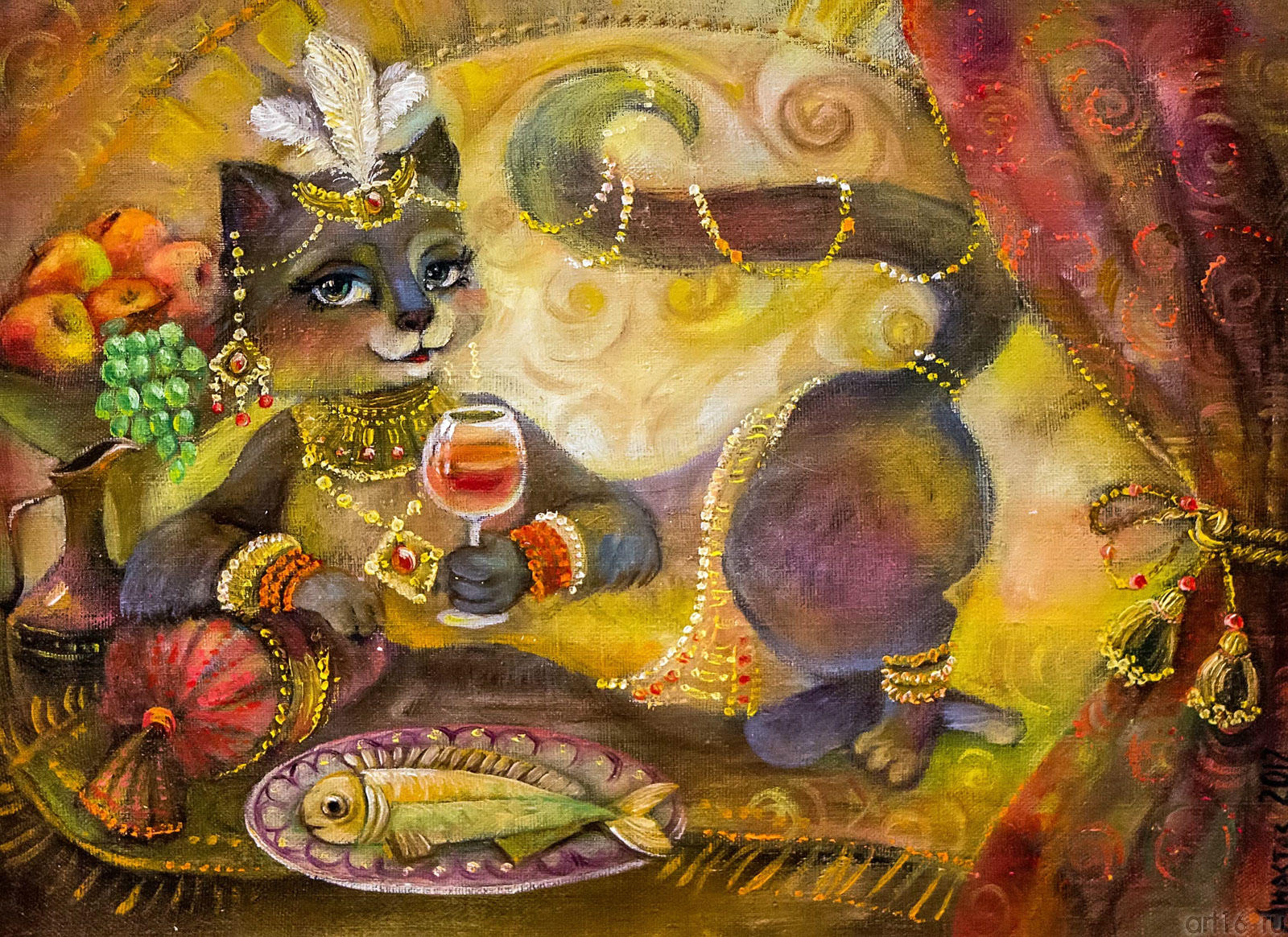 Восточные сказки. 2012. Анастас (Анастасия Бузунеева)::«Котовасия» выставка в галерее "Эбиволь", 18 сентября 2012