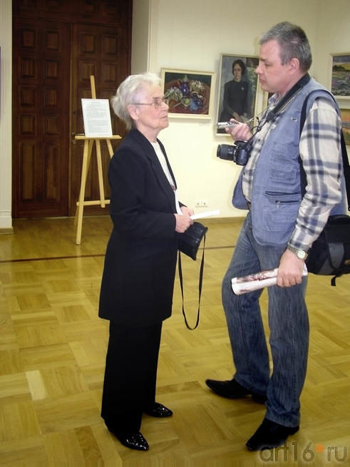 Беседа с журналистом::Валентина Витальевна Попова