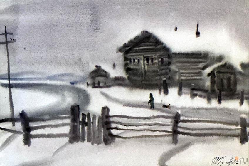 На севере. 1989.  Гусманов Р.А.::Гусманов Рашид Аскарович